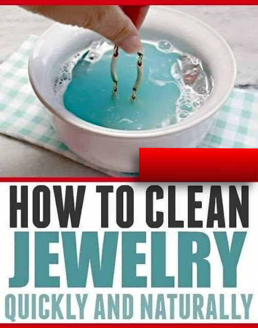 Cleaning your jewelry at home using natural ingredients is easy to do with a few things you probably already have in your pantry