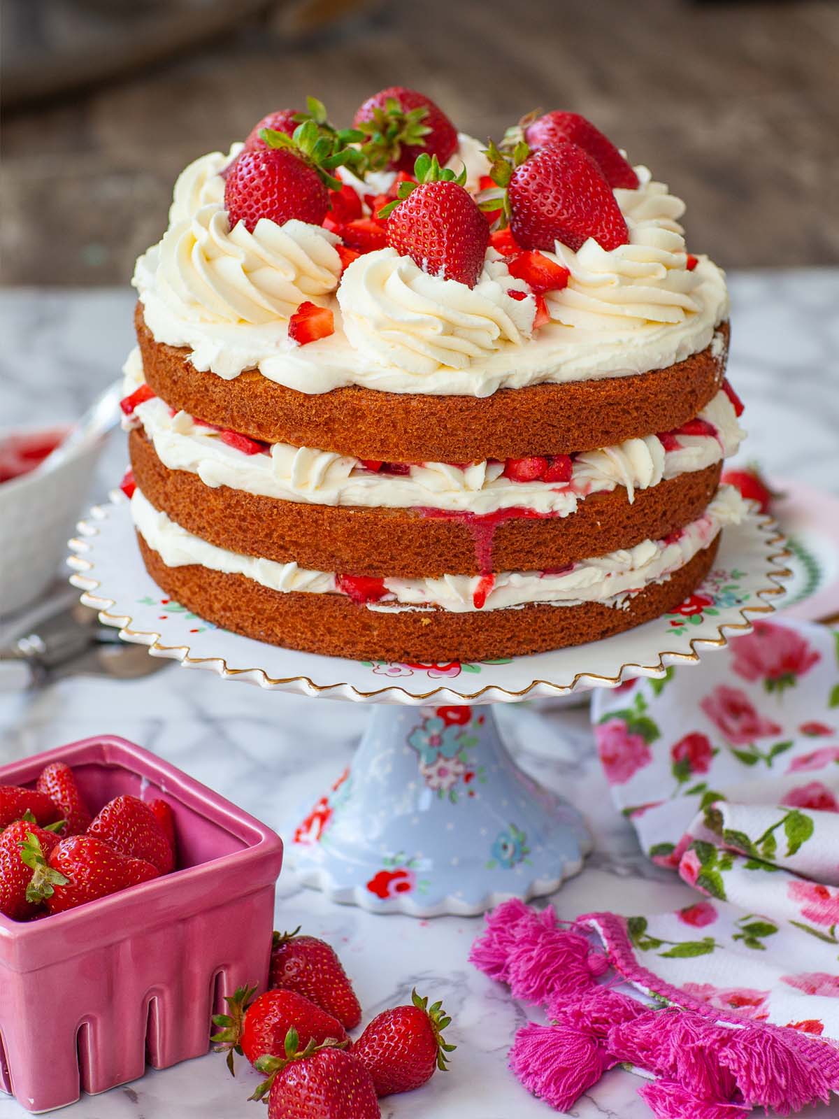 Strawberry Shortcake Cake Recipe 2