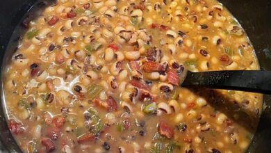 Southerners eat Black Eyed Peas