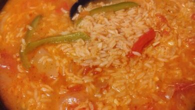 soupy Mexican rice