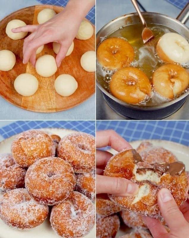 Sugar-Coated Fried Donuts Recipe